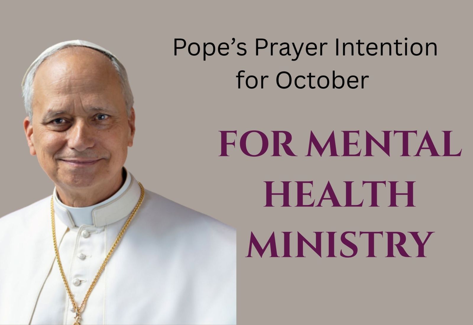 October Prayer Intention