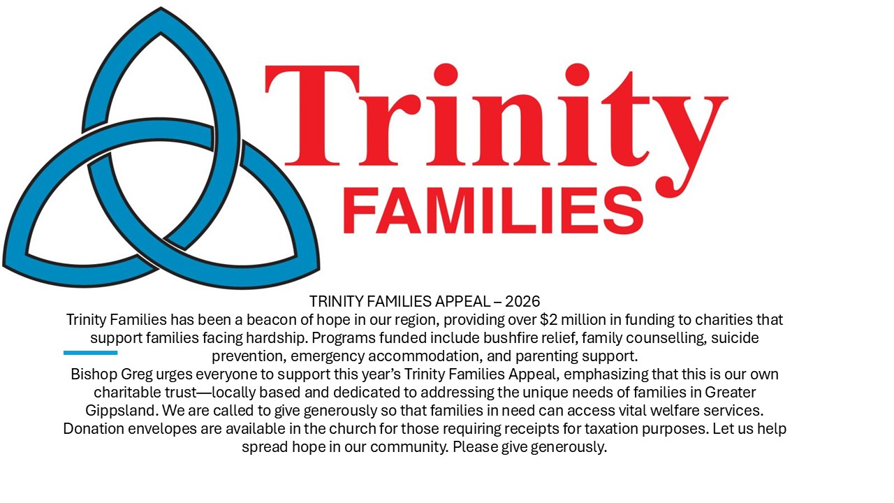 Trinity Families Appeal 2026